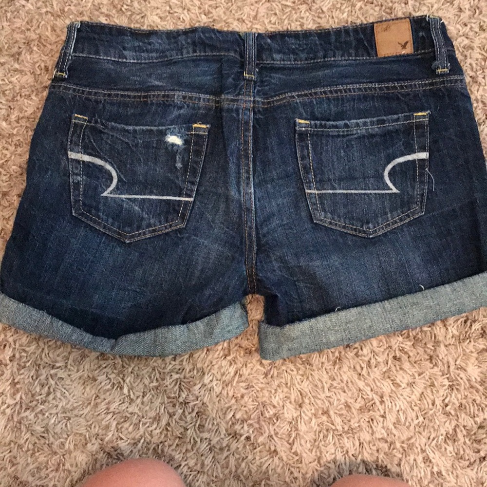 AE denim shorts size 4 - Picture 2 of 5